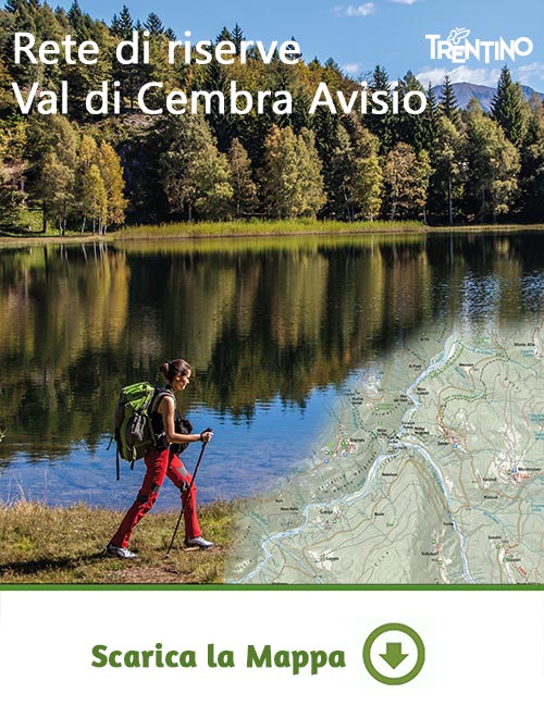 Mappa val di cembra avisio